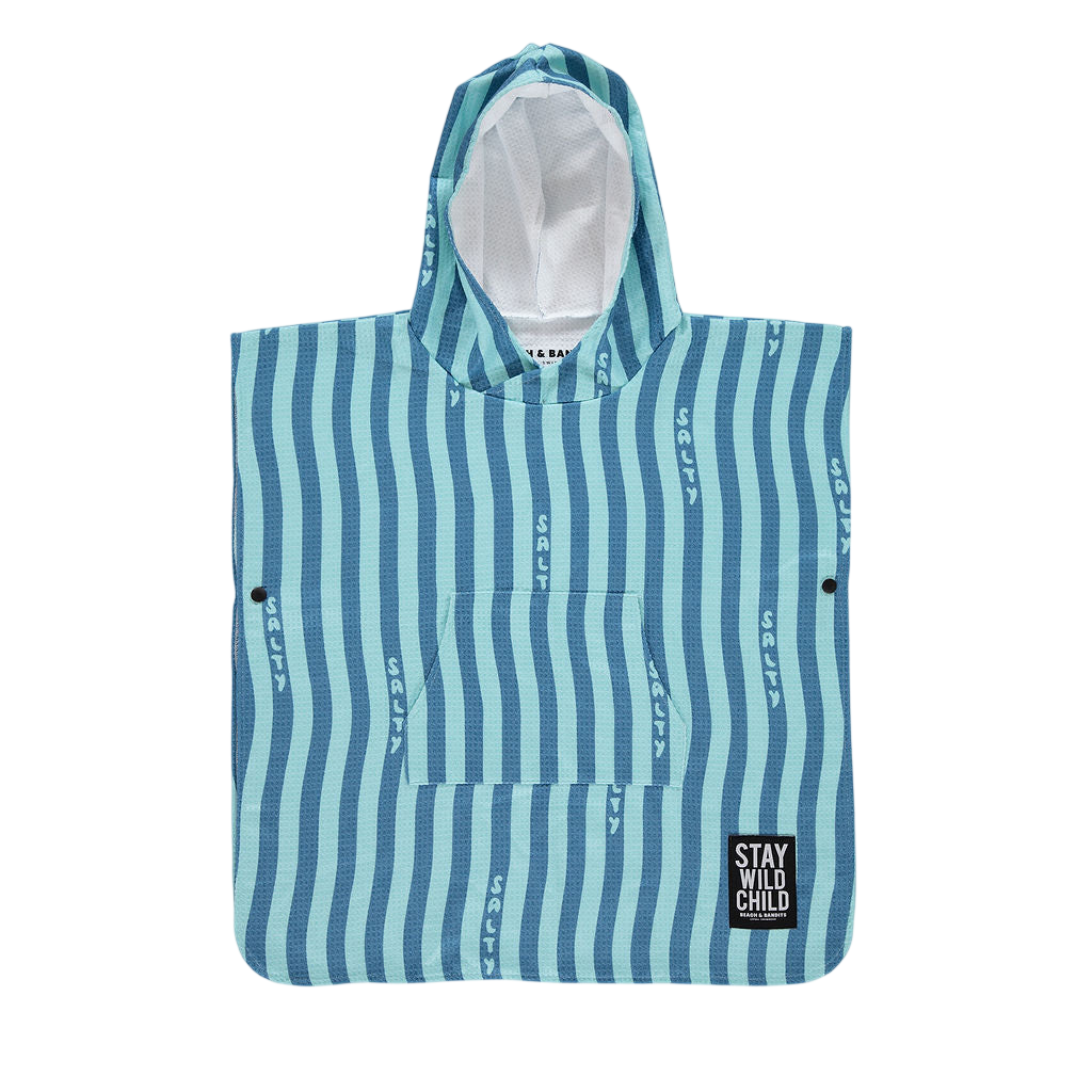 PONCHO SALTY STRIPES (séchage rapide)
