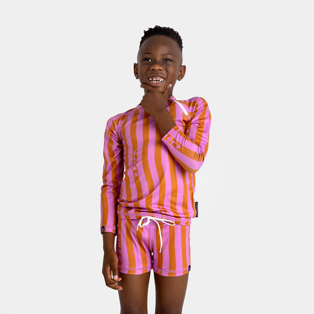 Swim shirt UPF 50+ Aloha Stripes
