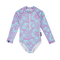 Swimsuit UPF 50+ Hibiscus Violet