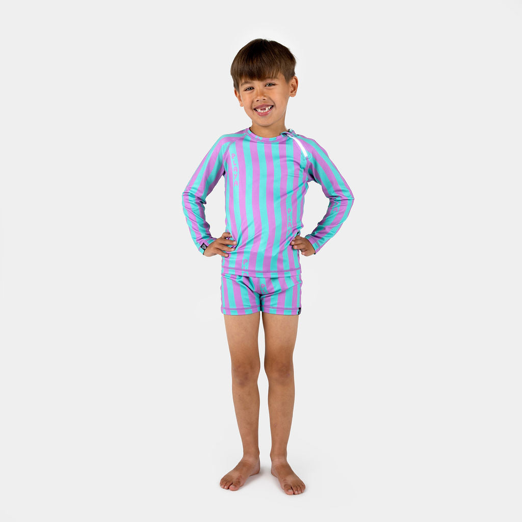 UV50+ PLAYA STRIPES SWIMSHORT