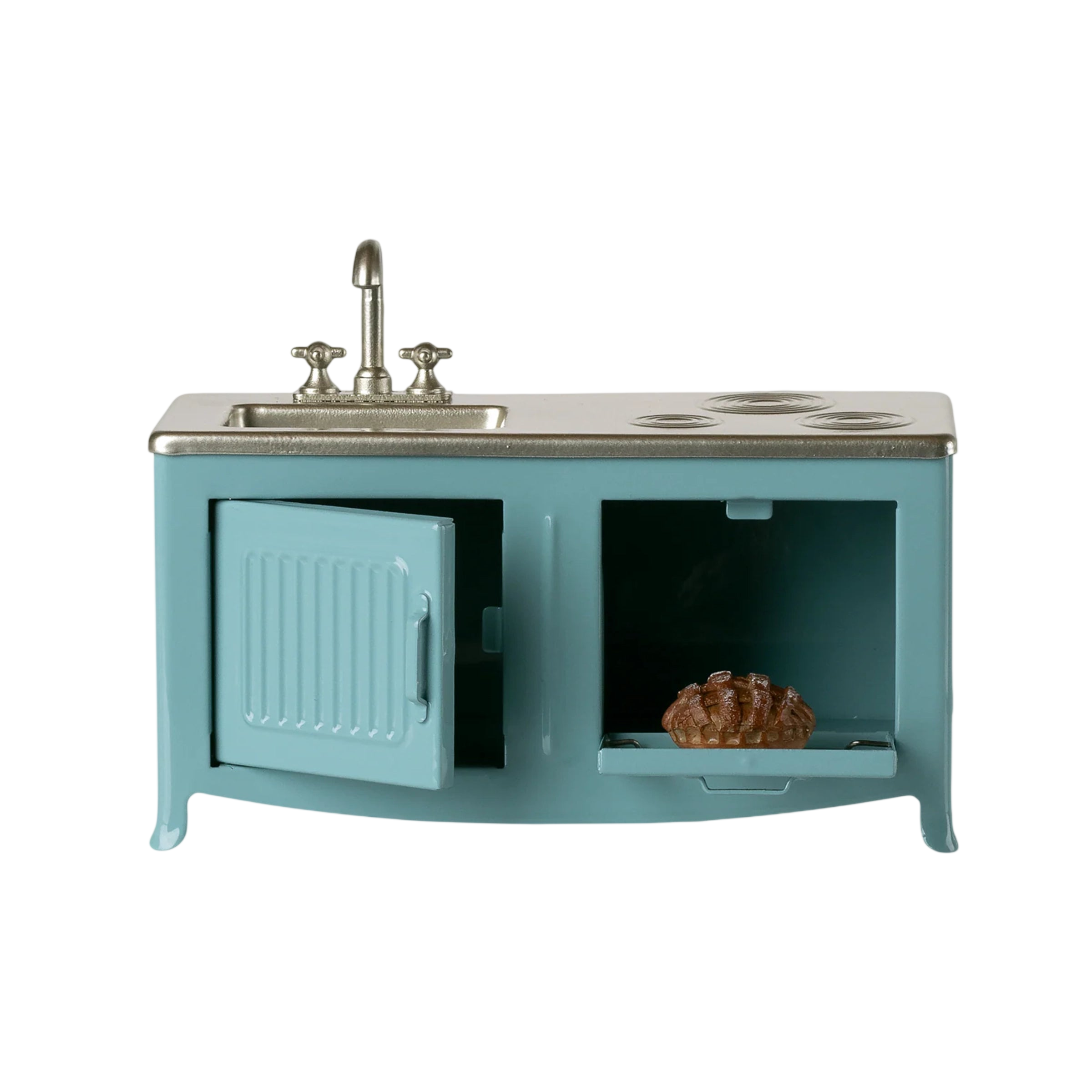 Maileg Küche Maus blau
