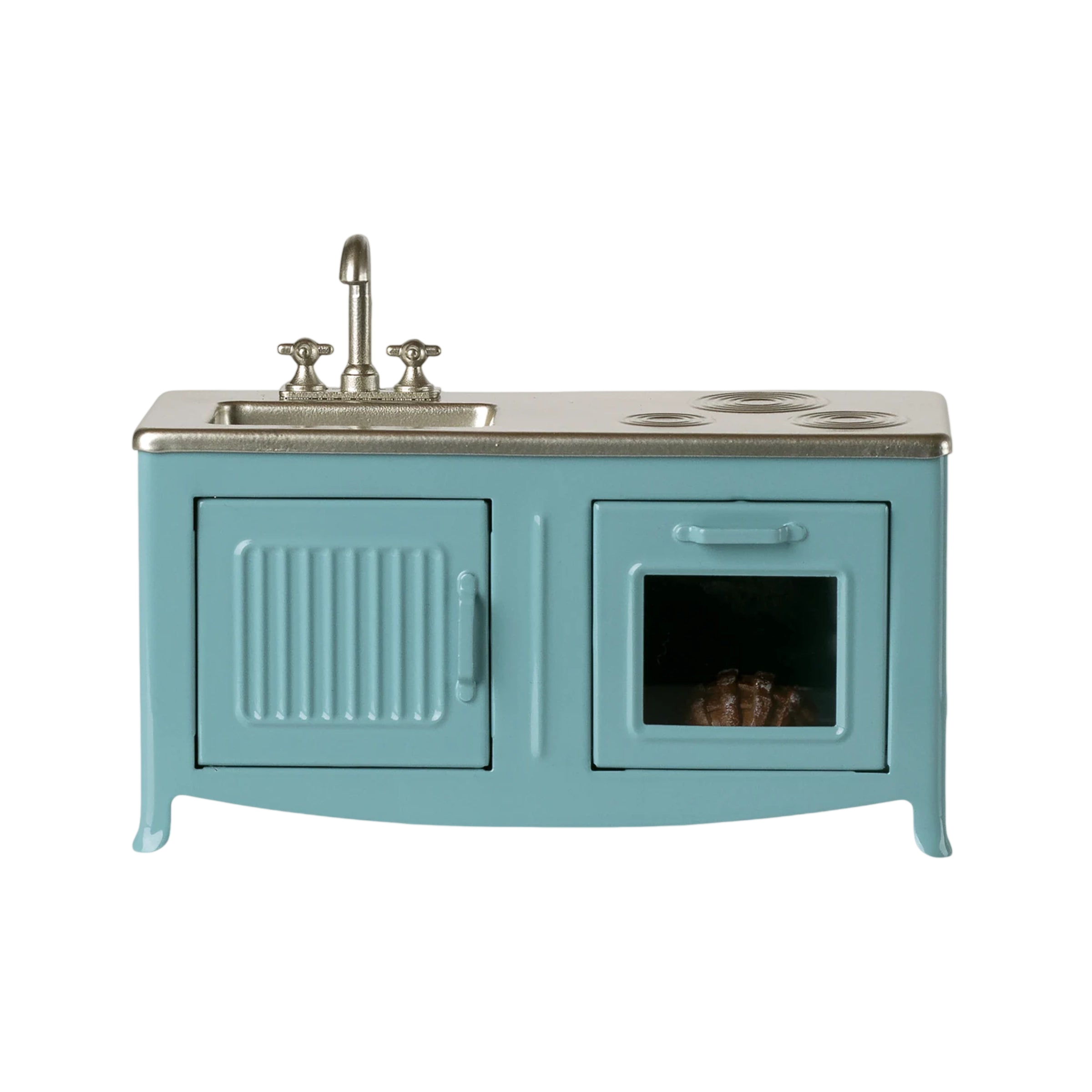 Maileg Küche Maus blau