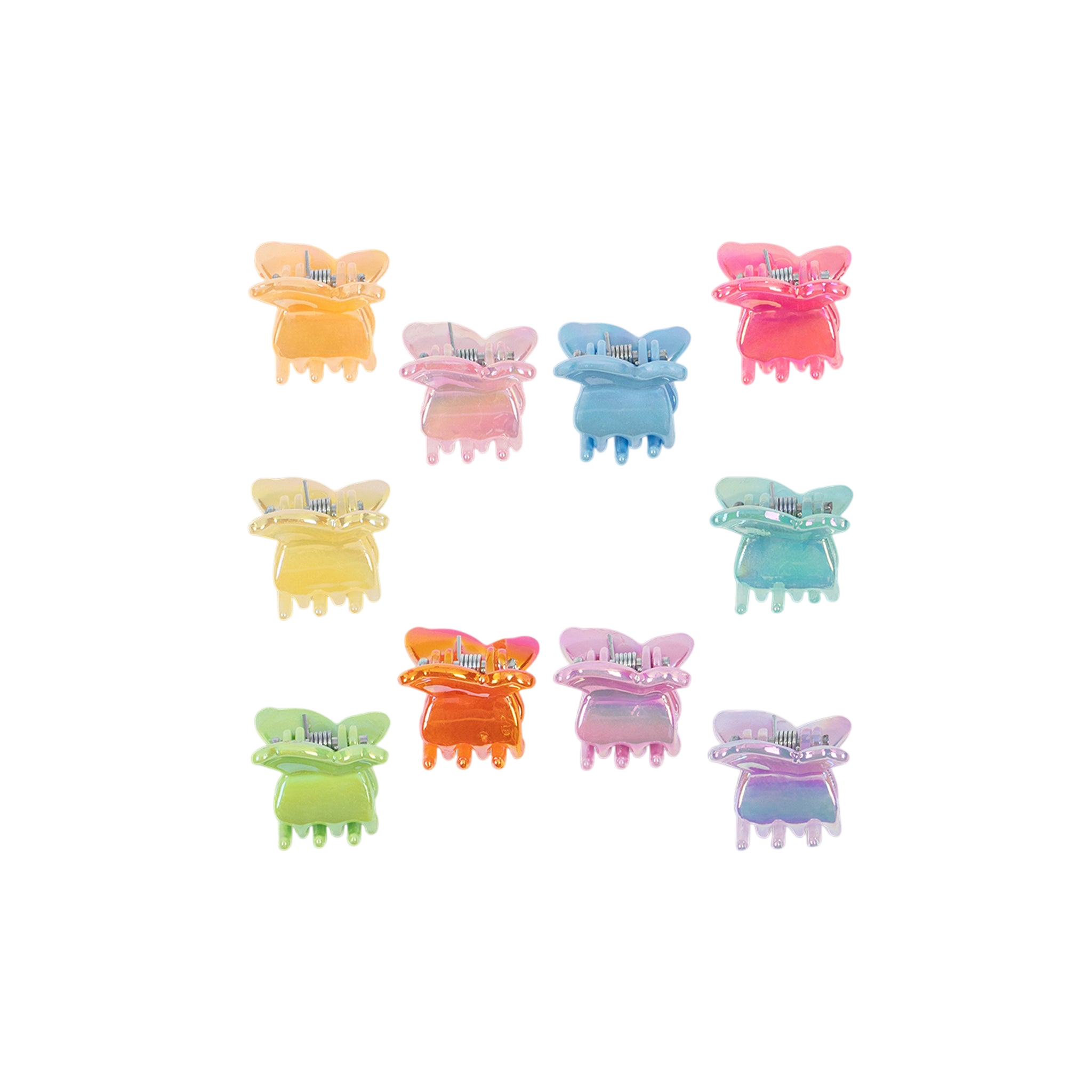 Hair clip 10-pack Butterfly Multi