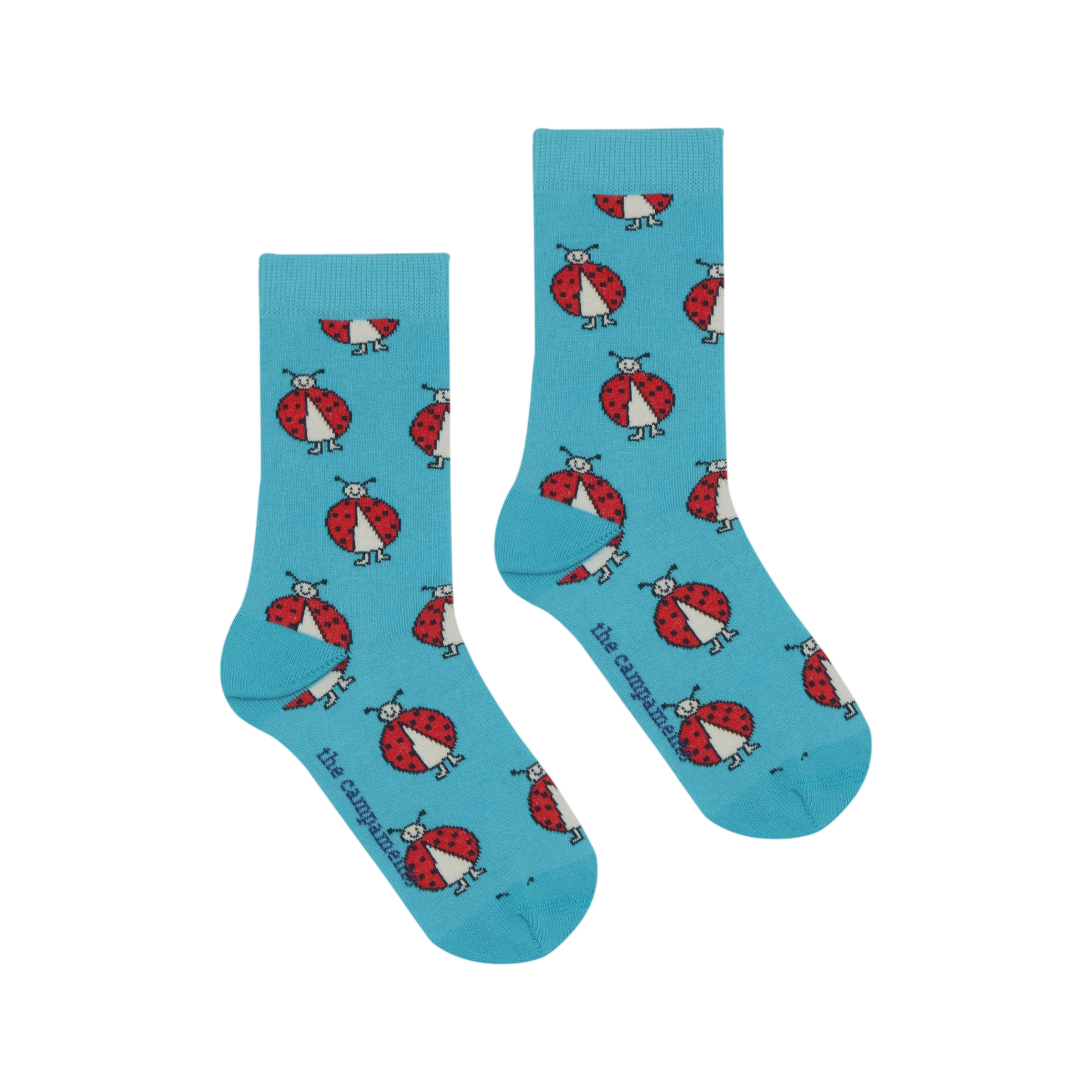 Socks Ladybug Allover Blue