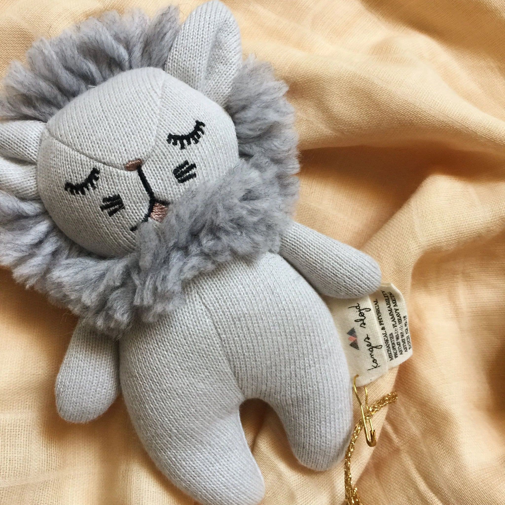 Hochet pour bébé Mini Rabbit Blanc cassé