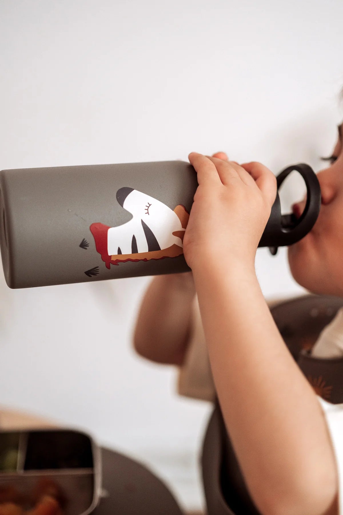 Trinkflasche Zebra