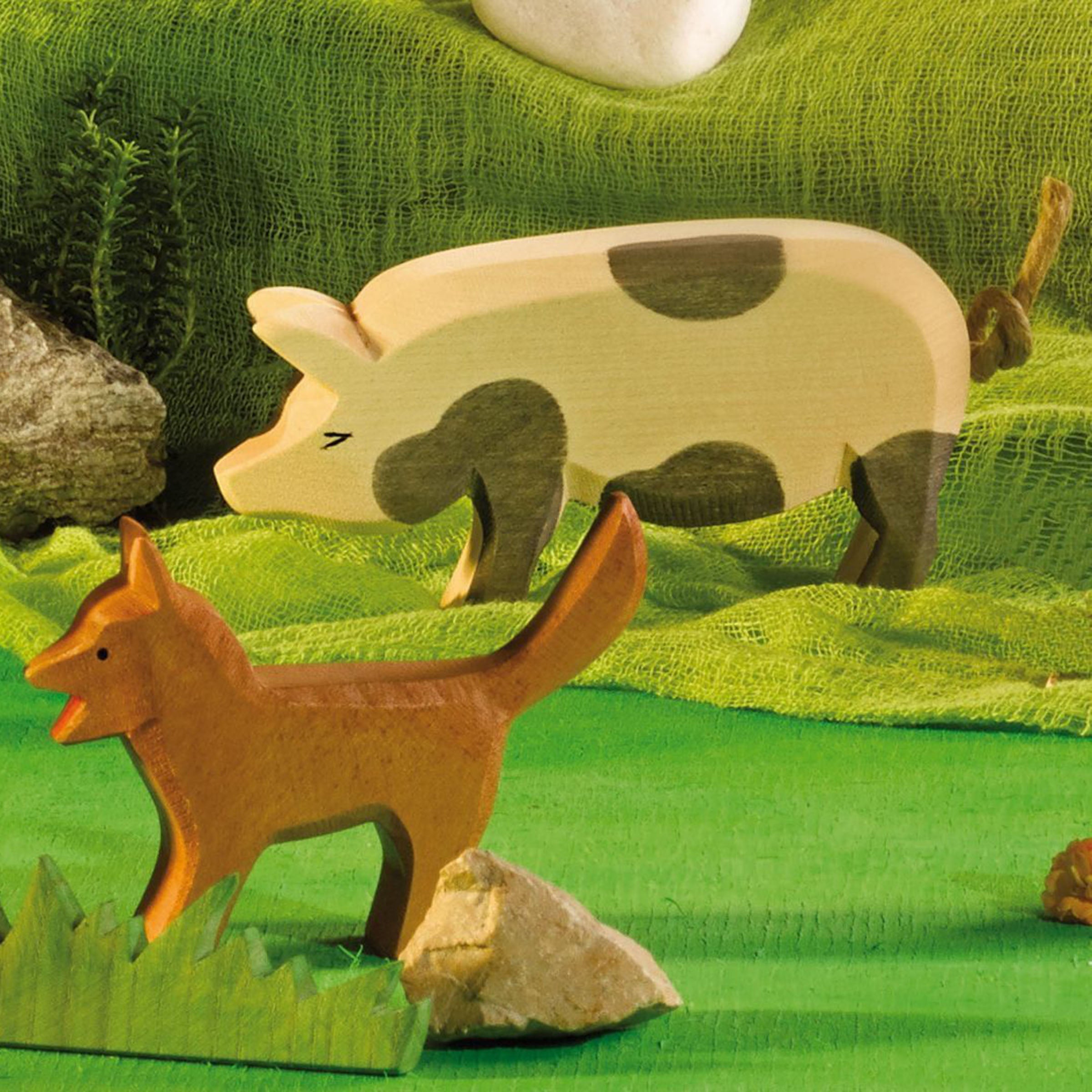 Ostheimer Cochon tacheté Tête haute Bois