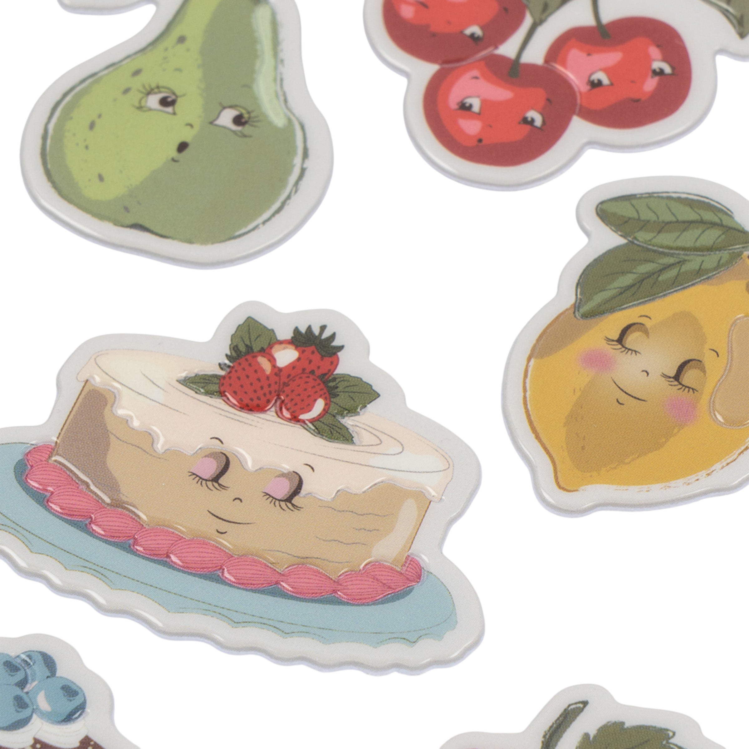 Sticker-Set Puffy Fruity