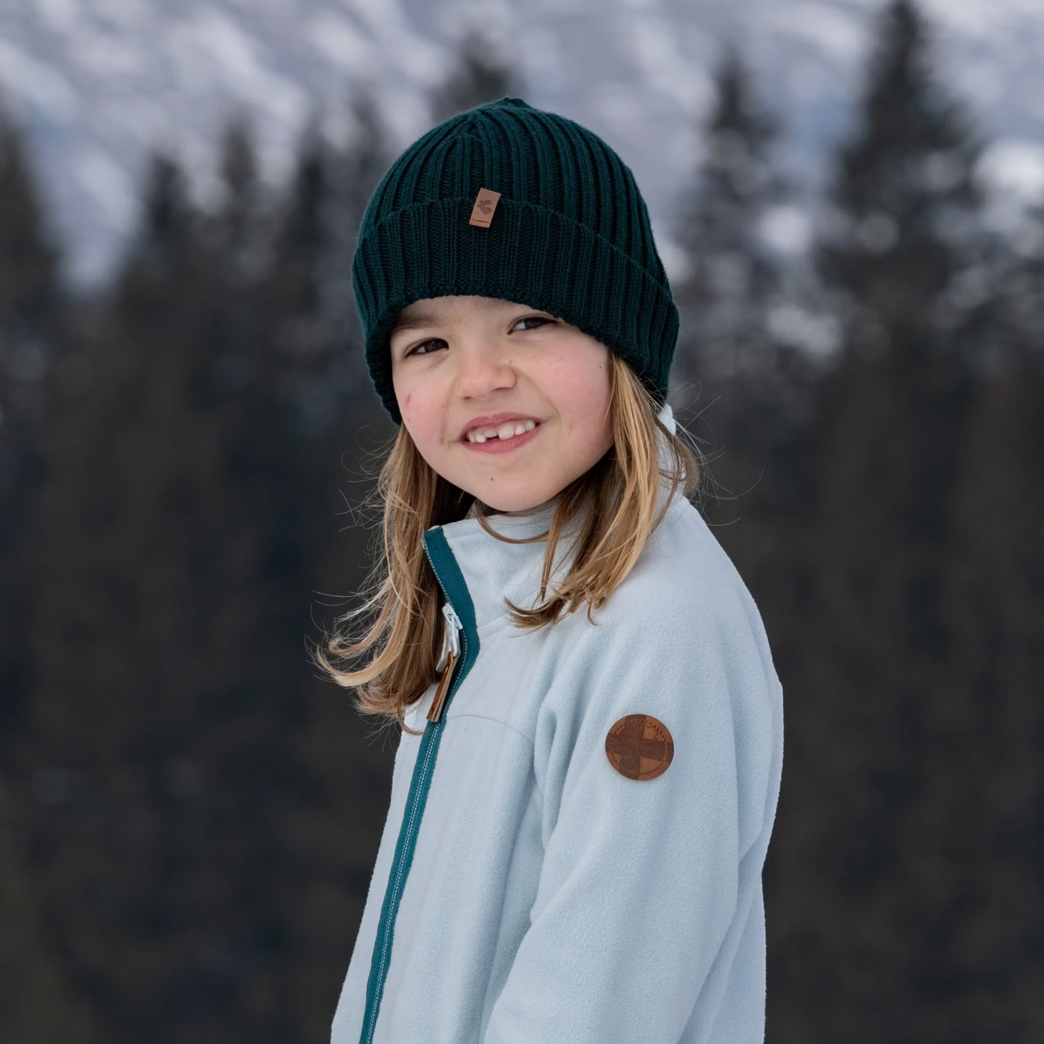 Kinder Fleece Jacke Elisha Ice Water