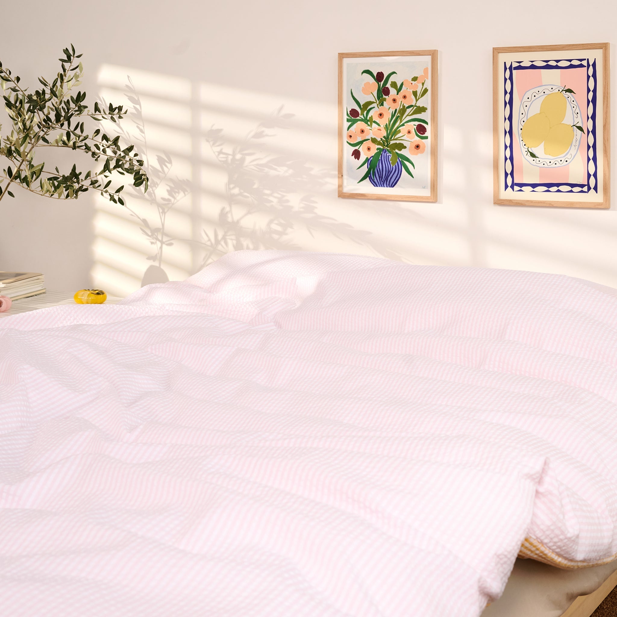 Duvetbezug Enea  apricot/pink