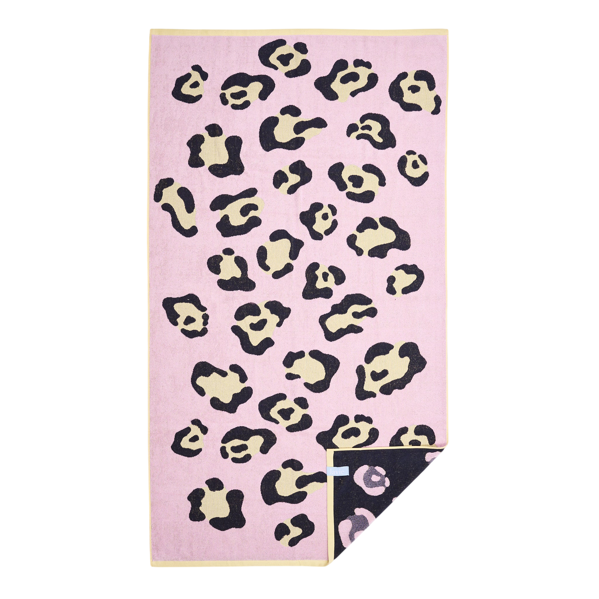 Strandtuch Emma lemonade/indigo/pink
