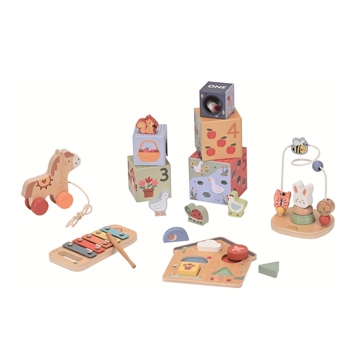 Spielba Stacking Tower, Play and Learning Box