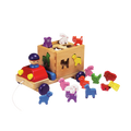 Spielba Lastwagen mit Tieren und Sortierspiel