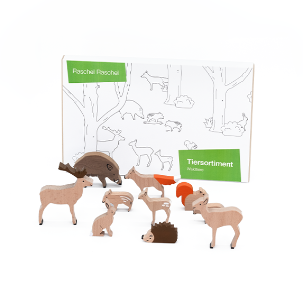 Assortiment d'animaux de la forêt