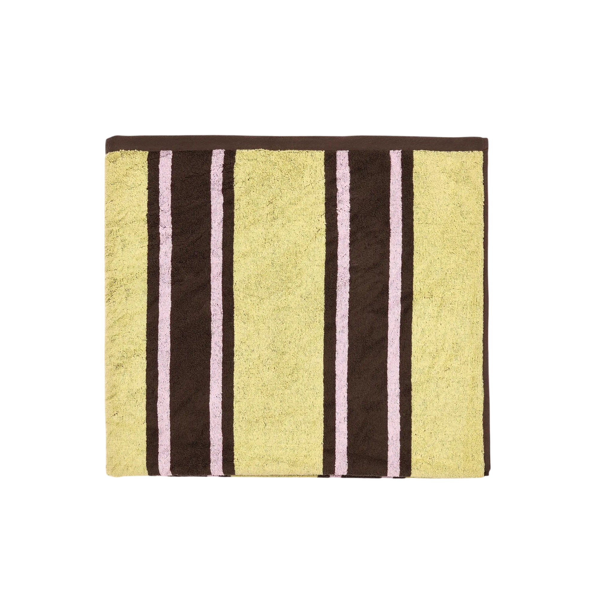 Serviette de plage Ada lemonade/pink/coffee