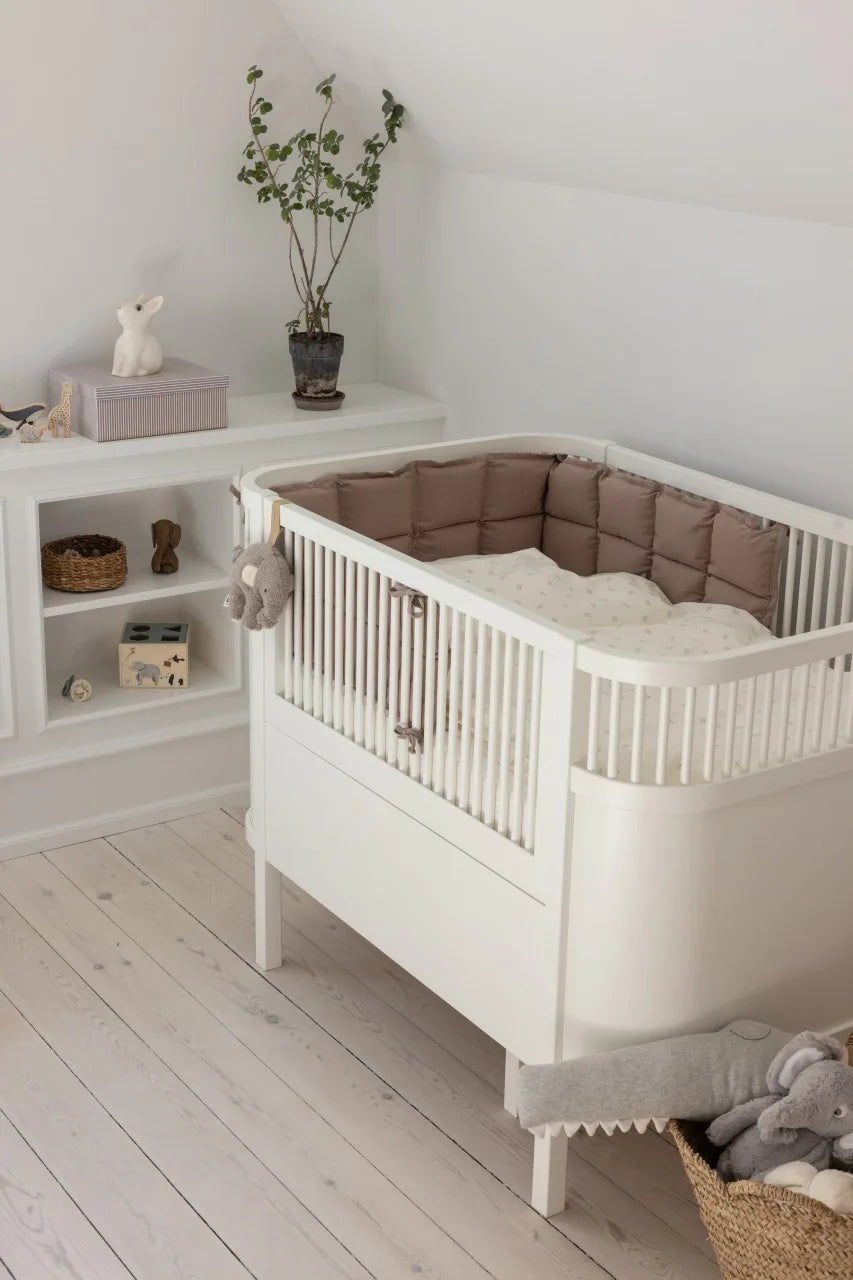 Tour de lit demi-longueur en kapok, Jetty Beige