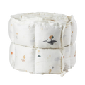 Kapok Crib Bumper, "World of Sebra" Print