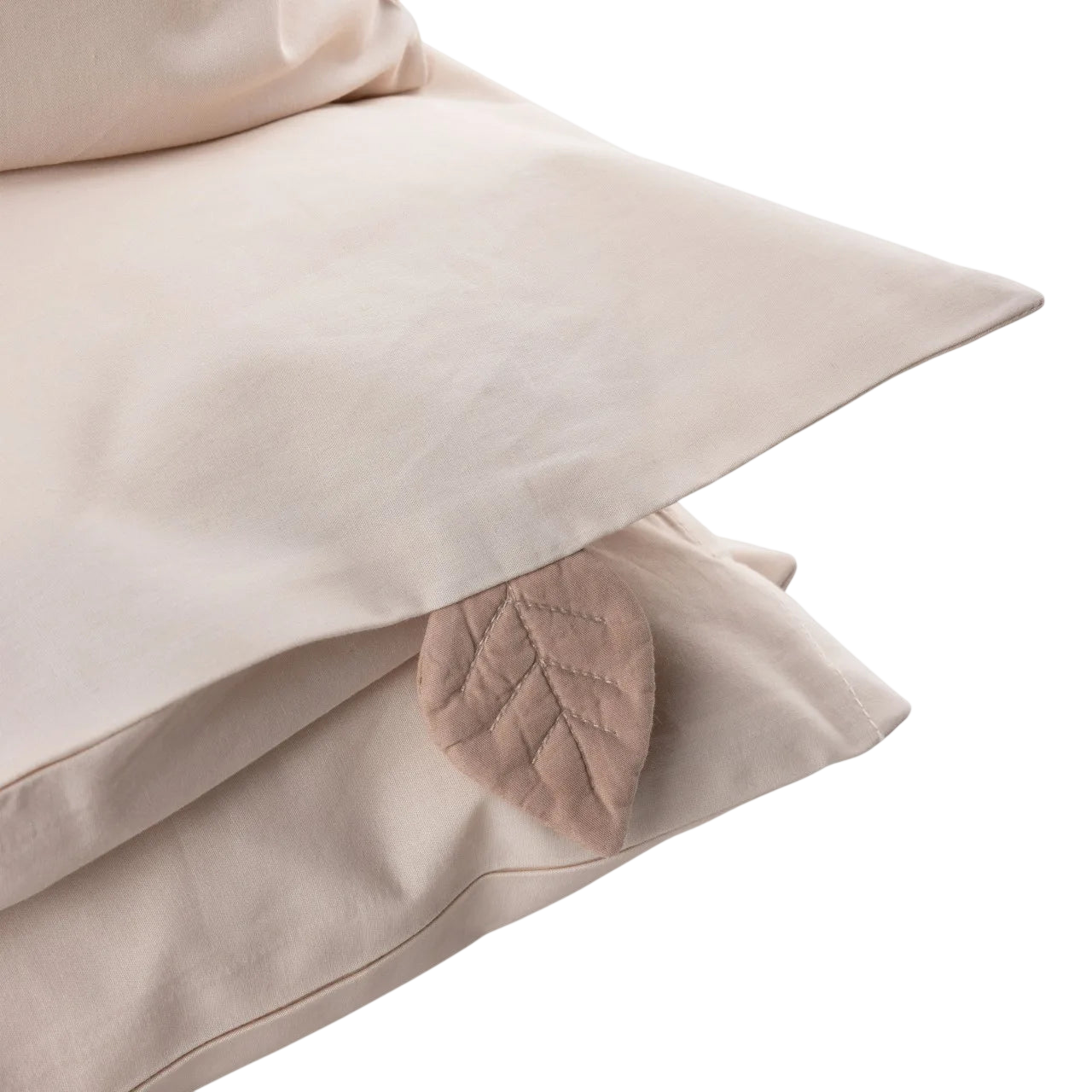 Bed linen, baby, plain Birchbark Rose