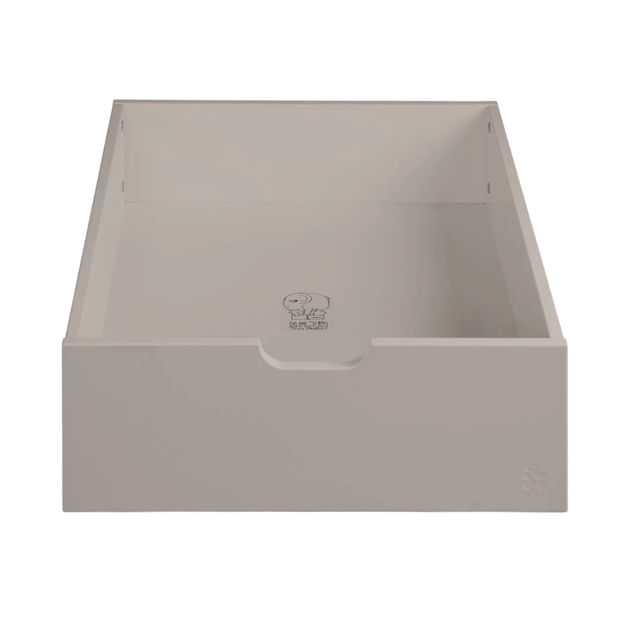 Die Sebra Bed drawer jetty beige