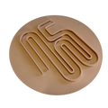Wooby Flow Marble Plate Path