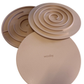 Wooby Flow Marble Coasters Set of 3
