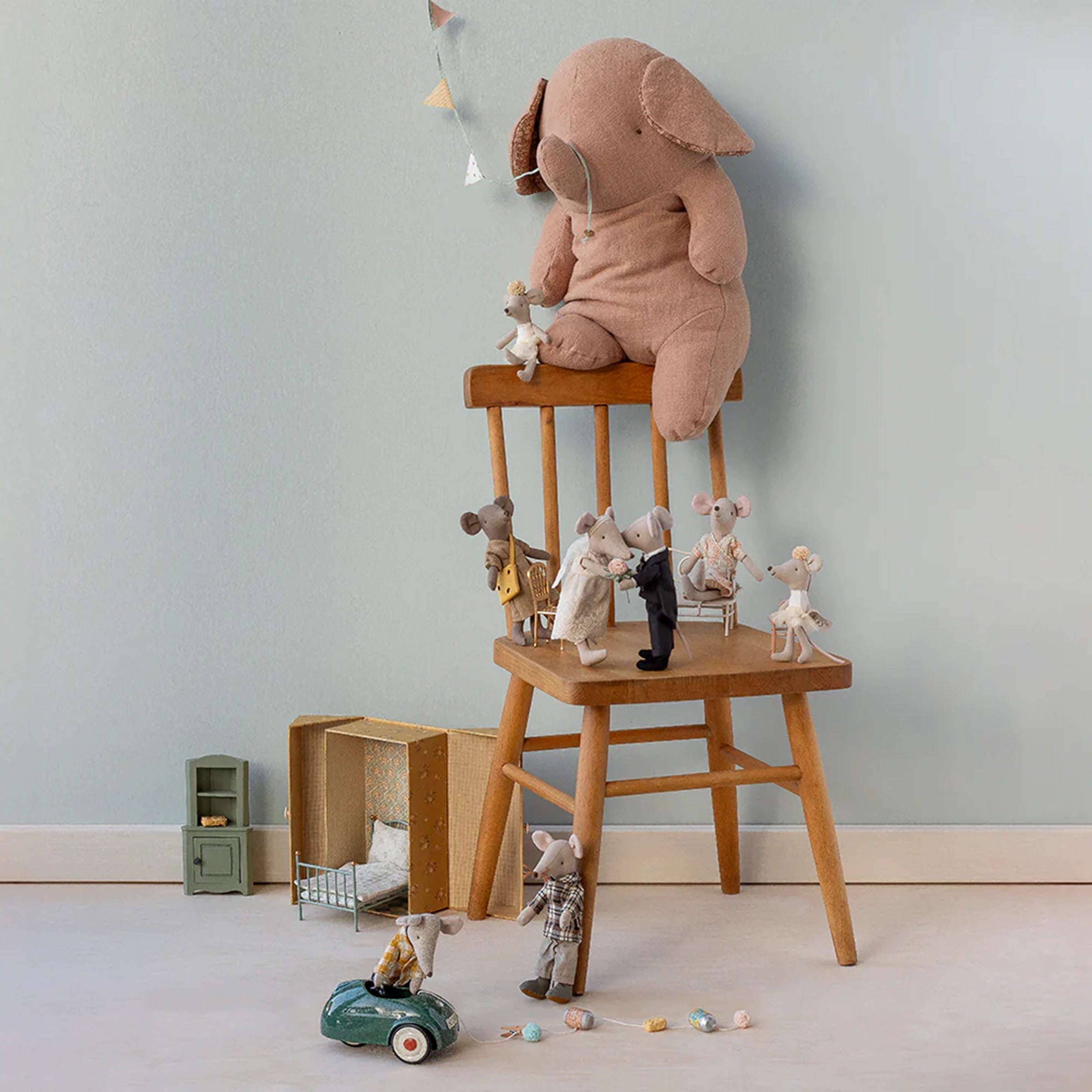 Maileg Ballerina Maus kleine Schwester Off White