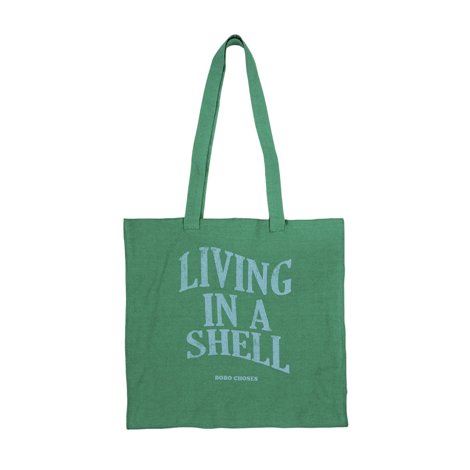 Living in a Shell green bag