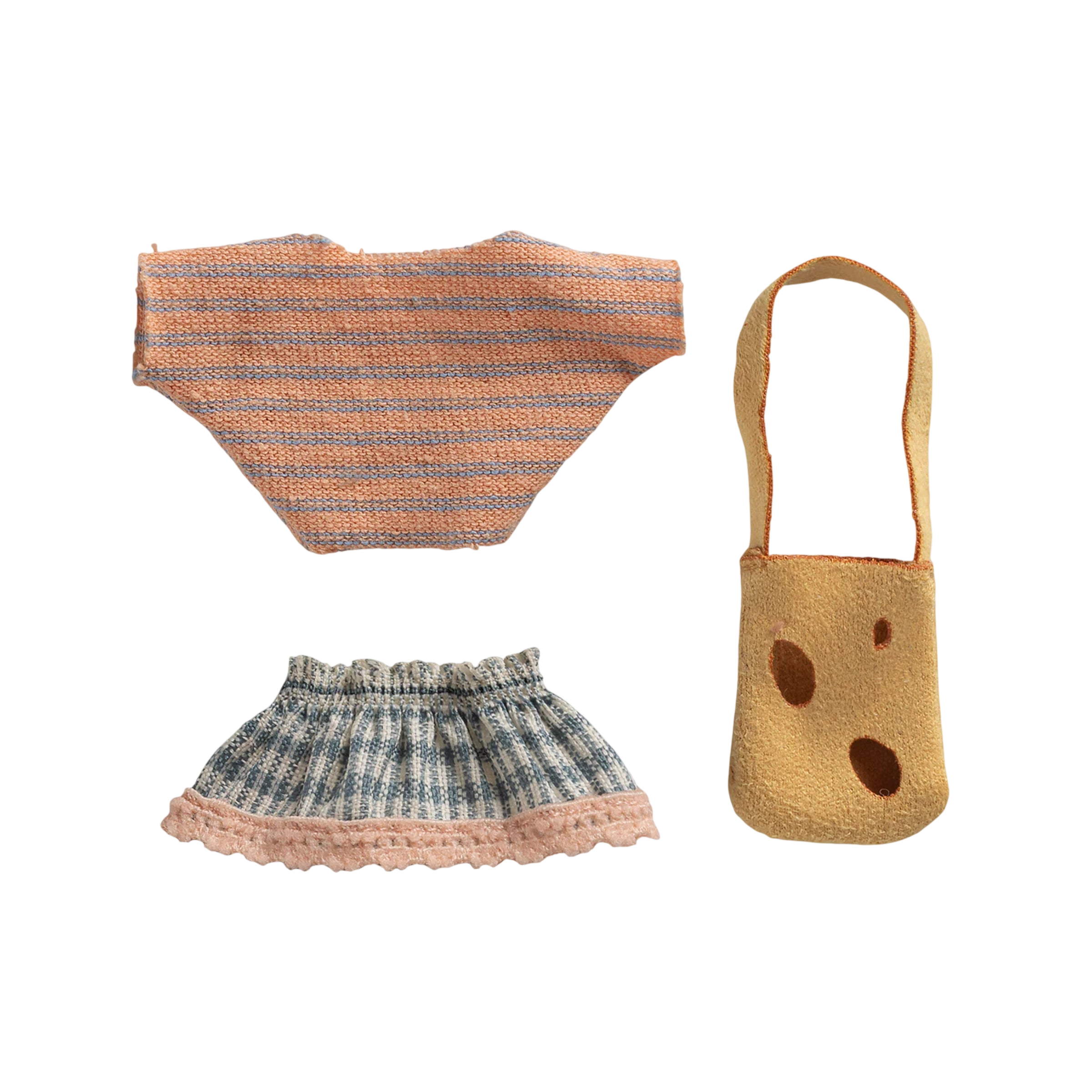 Maileg mouse clothes and bag little sister