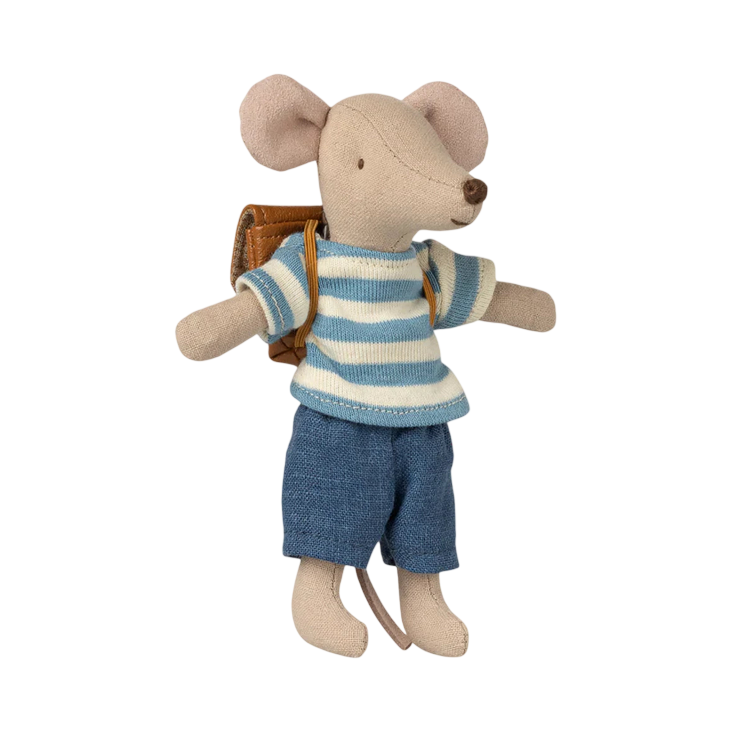 Maileg Kleidung und Tasche grosser Bruder Maus Braun