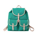 Backpack Georgia emerald / leather nature