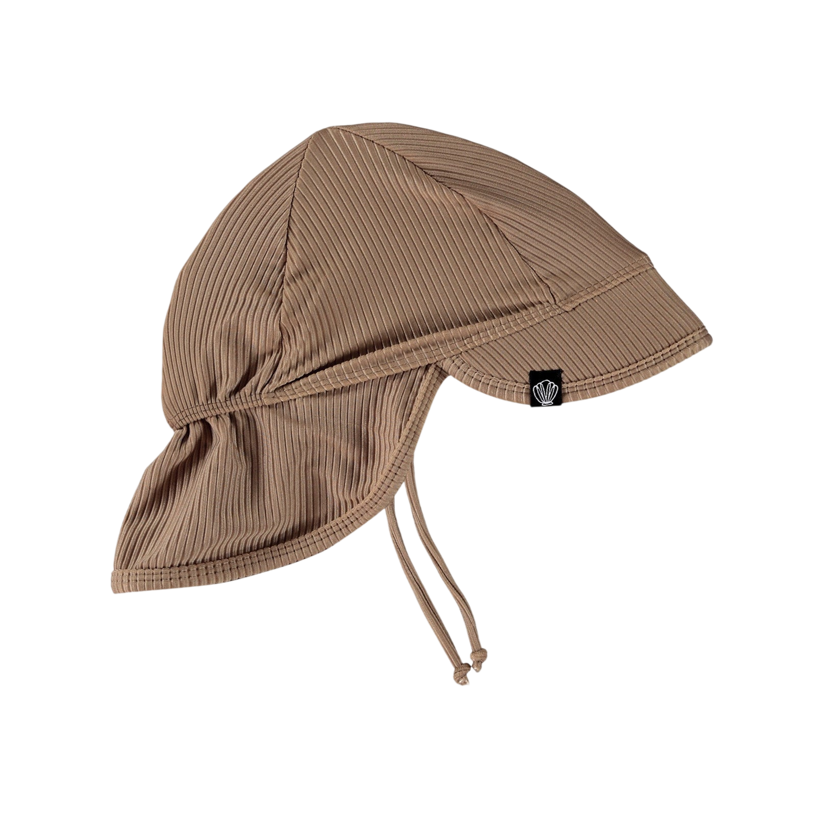 Chapeau de soleil pour bébé UPF 50+ Ribbed Chocolate Malt
