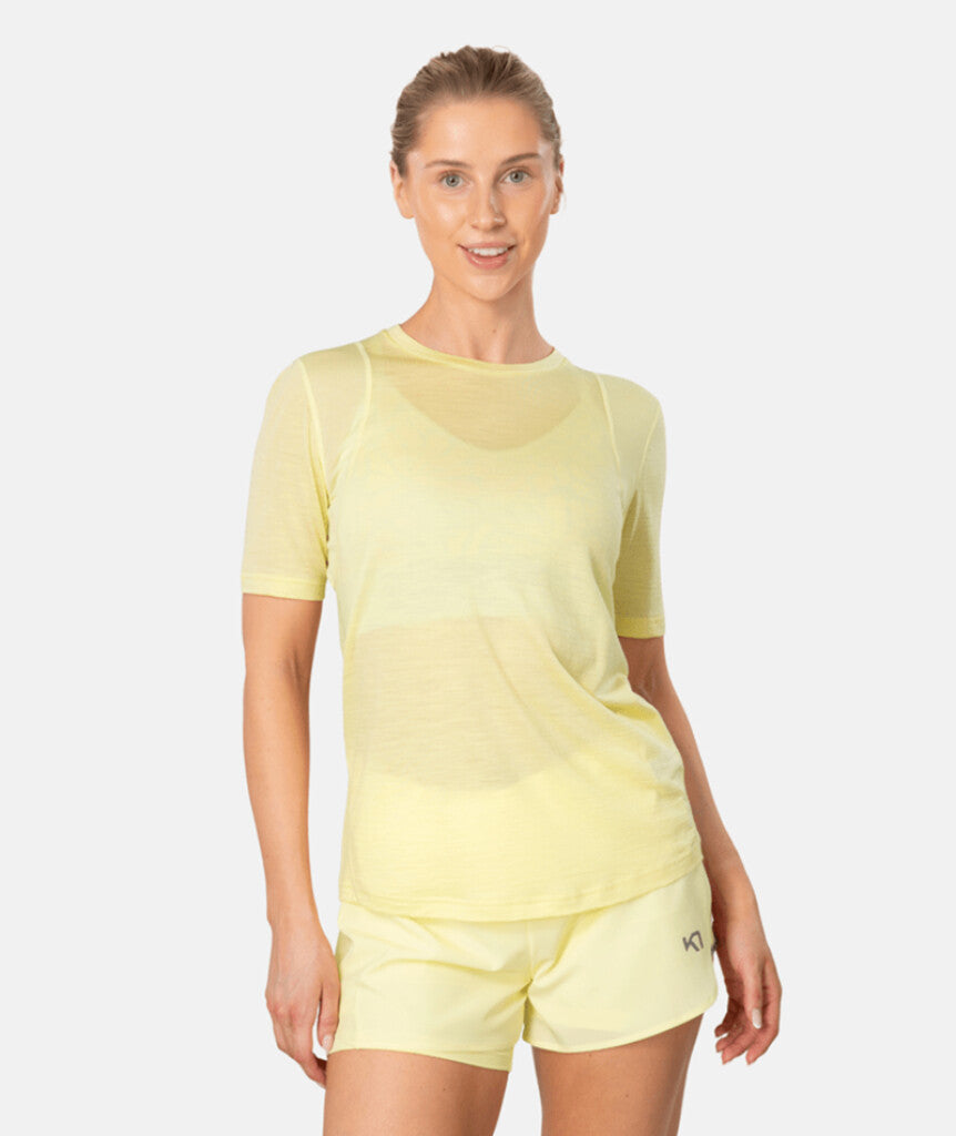 T-shirt Embla jaune pâle