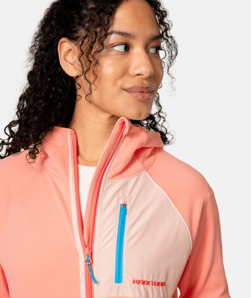 Veste polaire Nia couleur pêche