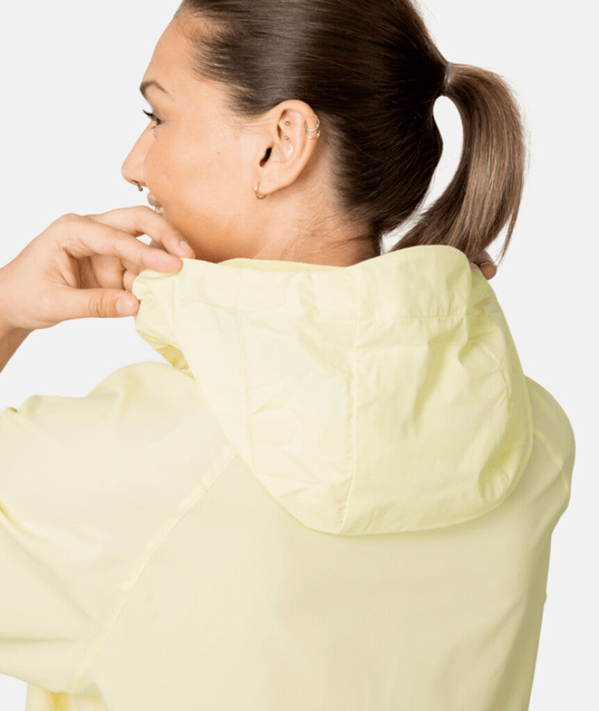Veste coupe-vent Nia jaune pâle