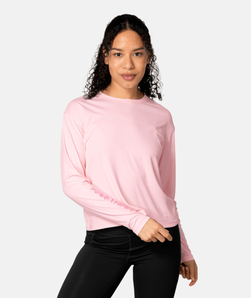 T-shirt à manches longues Una « cotton candy »
