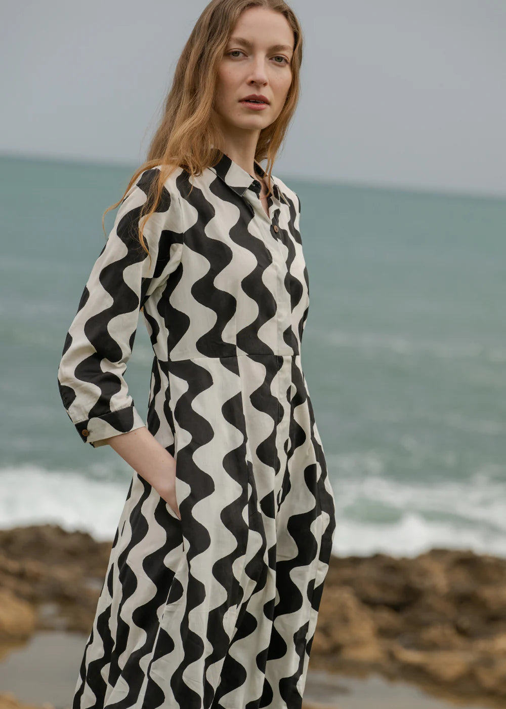 Adult Cilla Dress VIBE black and white