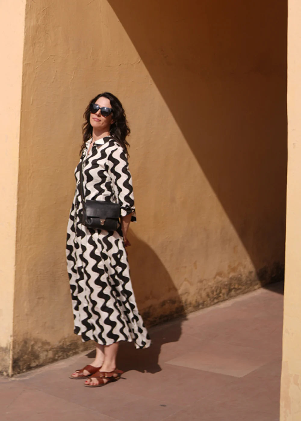 Adult Cilla Dress VIBE black and white