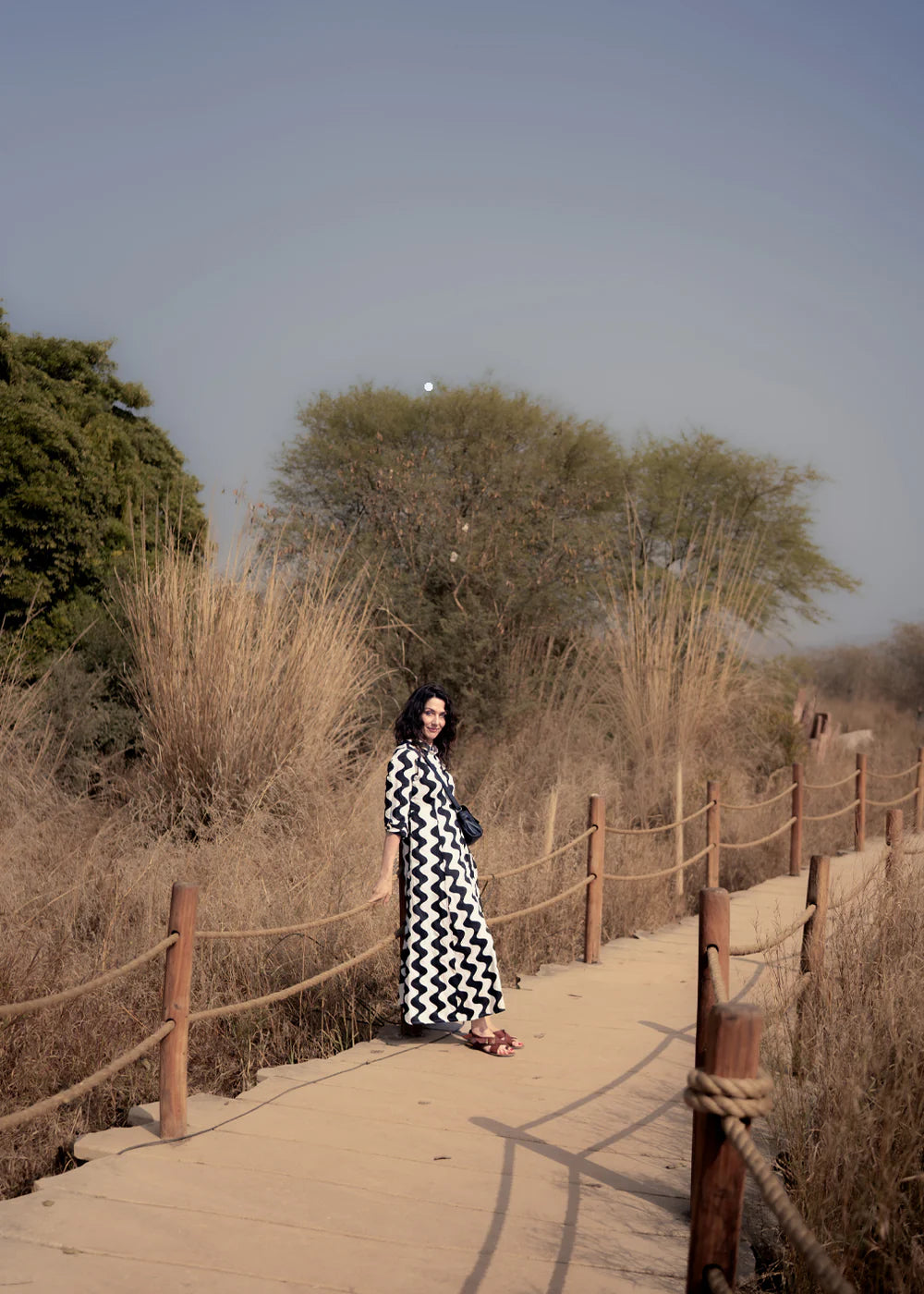 Adult Cilla Dress VIBE black and white