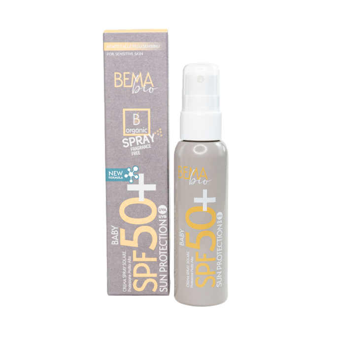 Spray solaire bio pour bébé IP 50 100ml