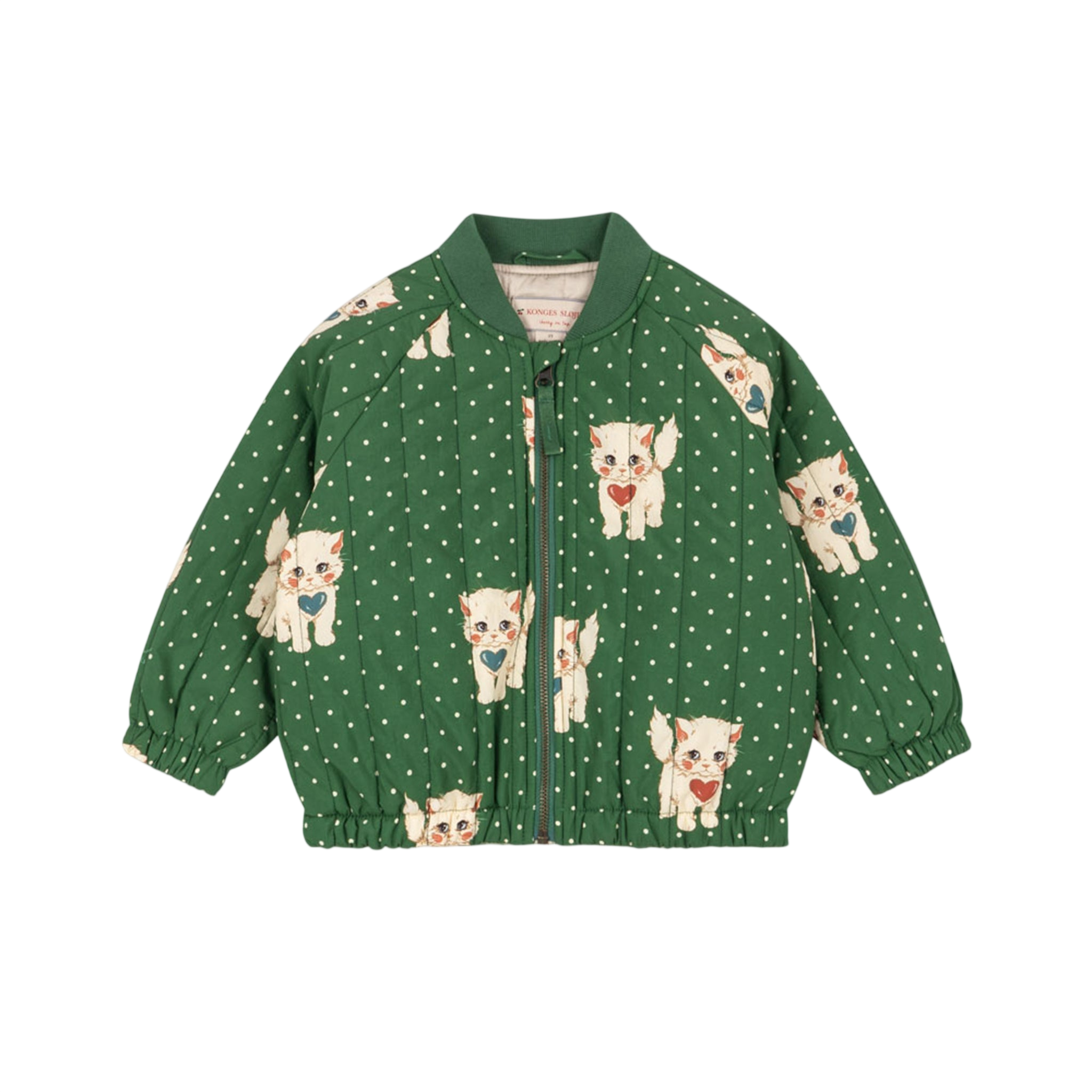 Bomberjacke Juno Dot Miao Verde