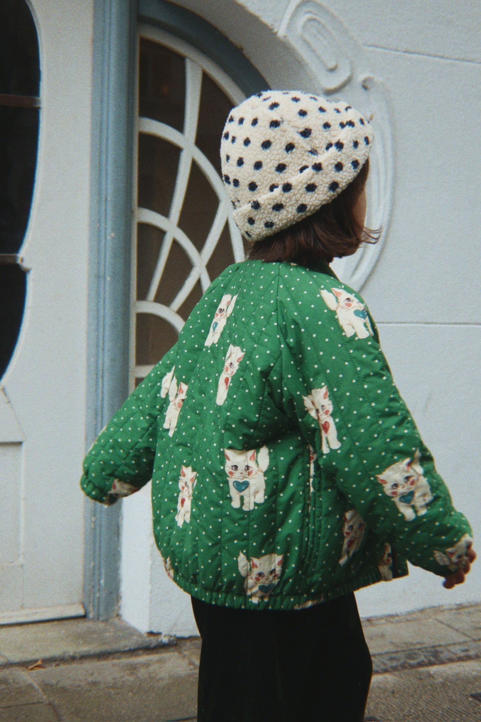 Bomberjacke Juno Dot Miao Verde