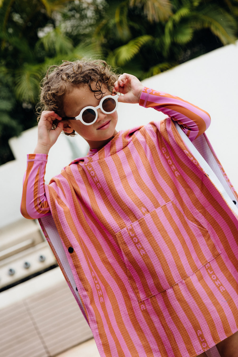 Swim shirt UPF 50+ Aloha Stripes