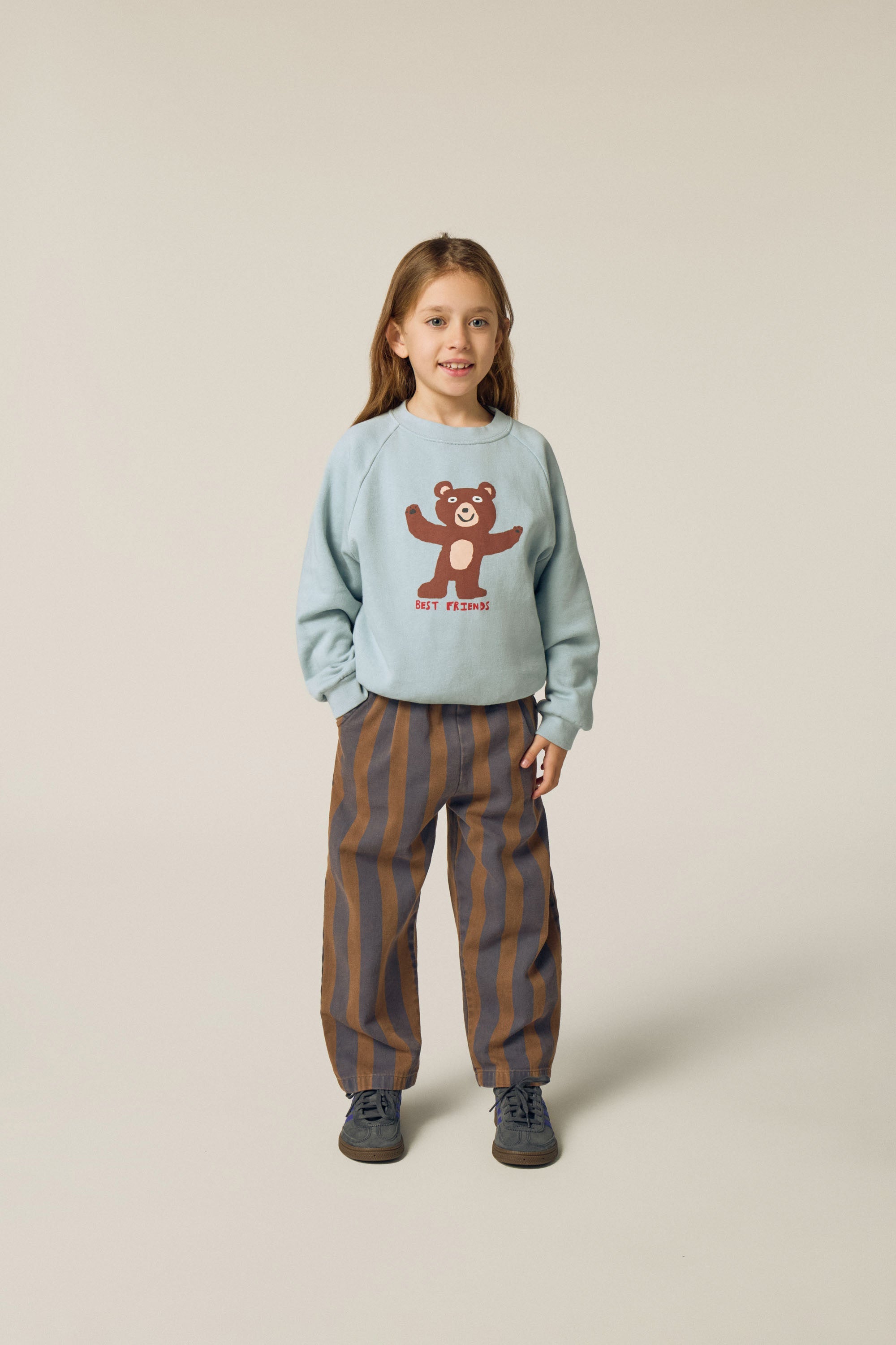 Bear Light Blue Sweatshirt / Bear Light Blue Sweatshirt