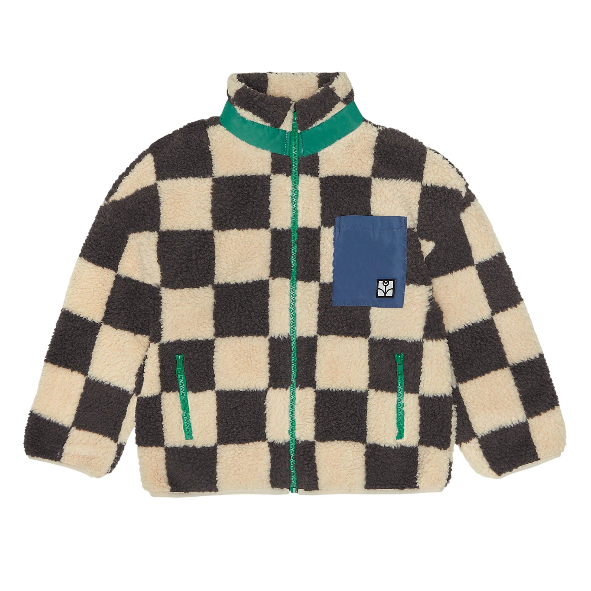 Checked Teddy Jacket