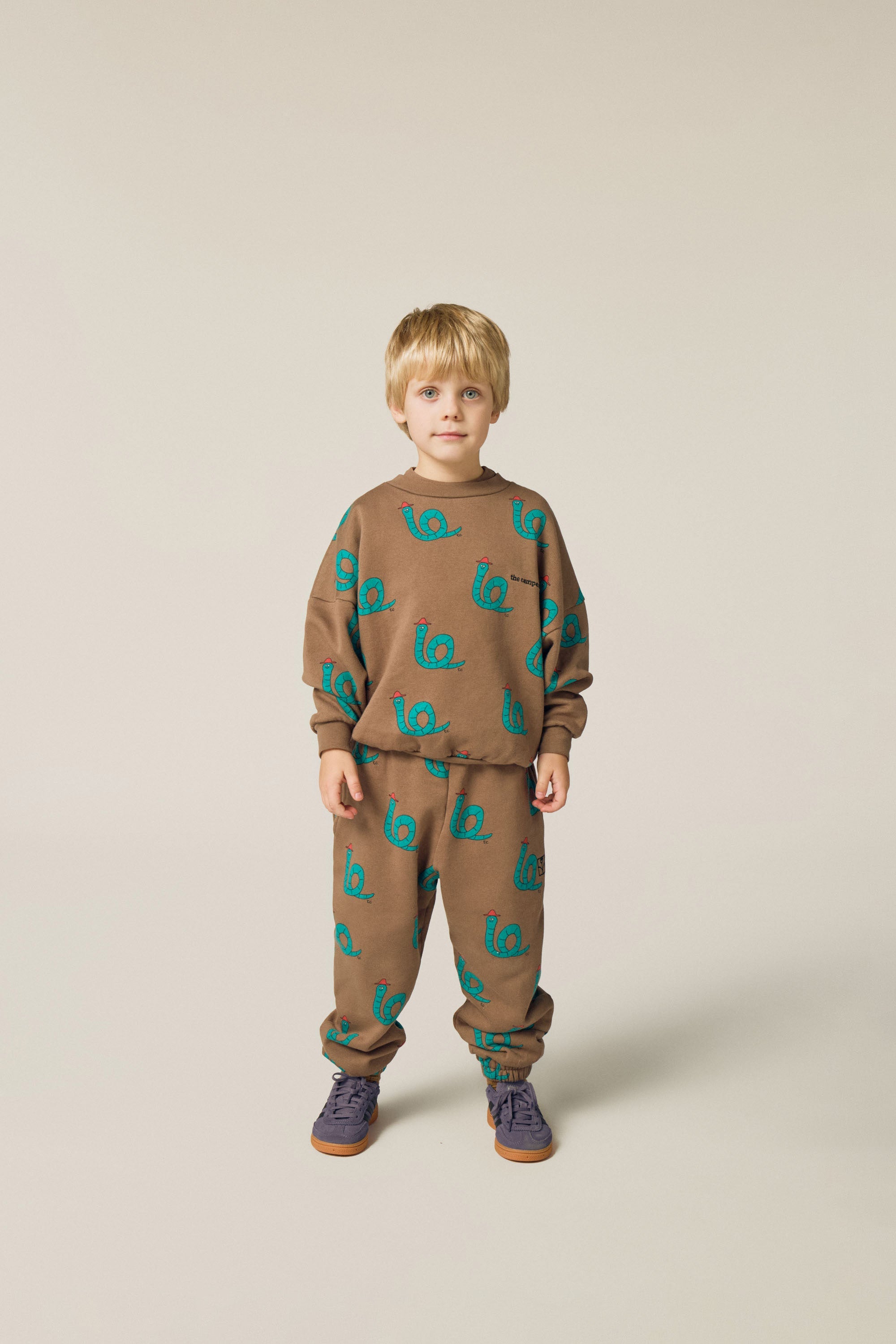 Sweatshirt Snakes Brown