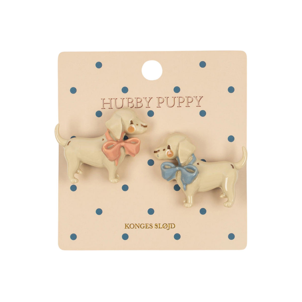 2-Pack Puppy Crème Brûlée Hair Clips
