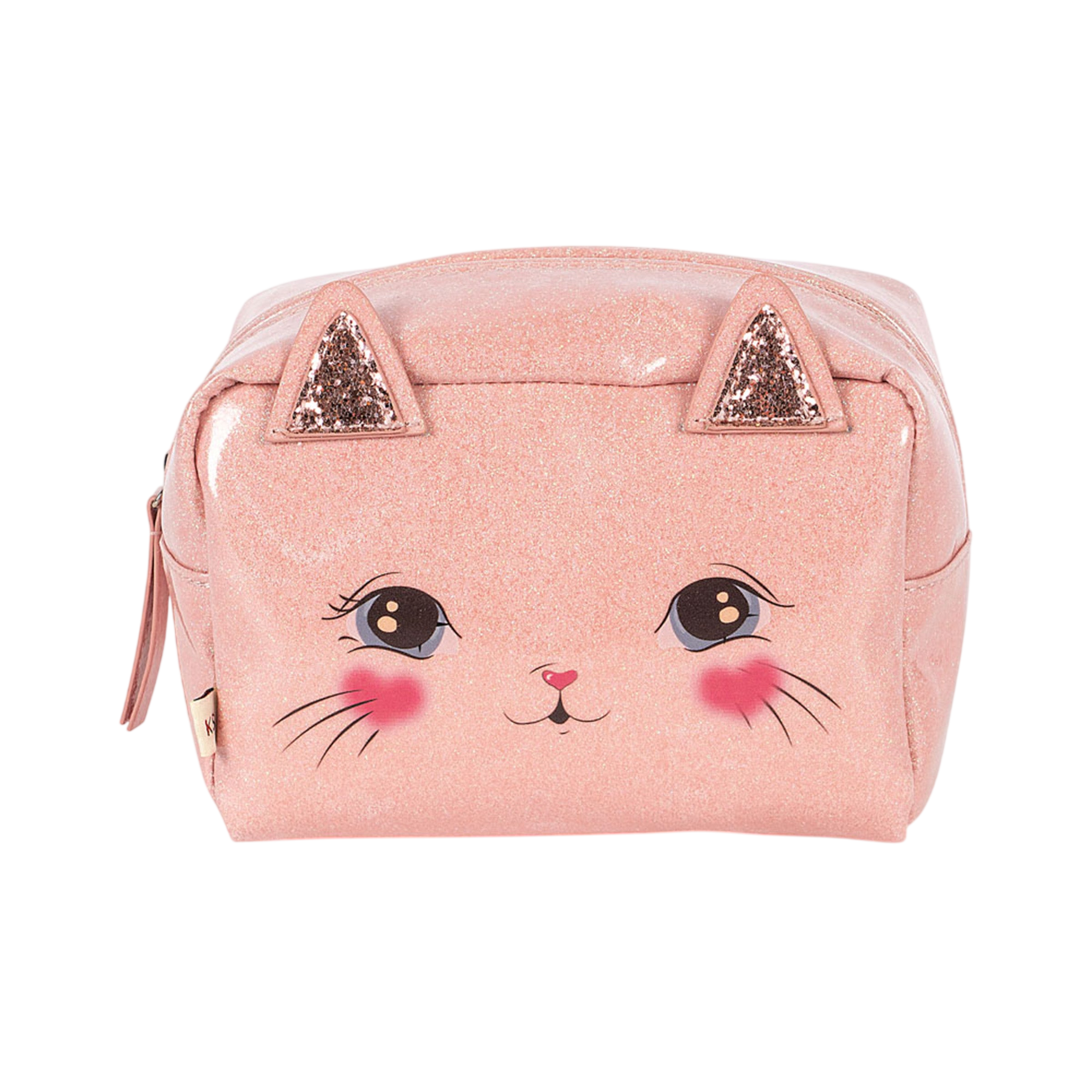 Necessaire Kitty Cerise Glitter Pink
