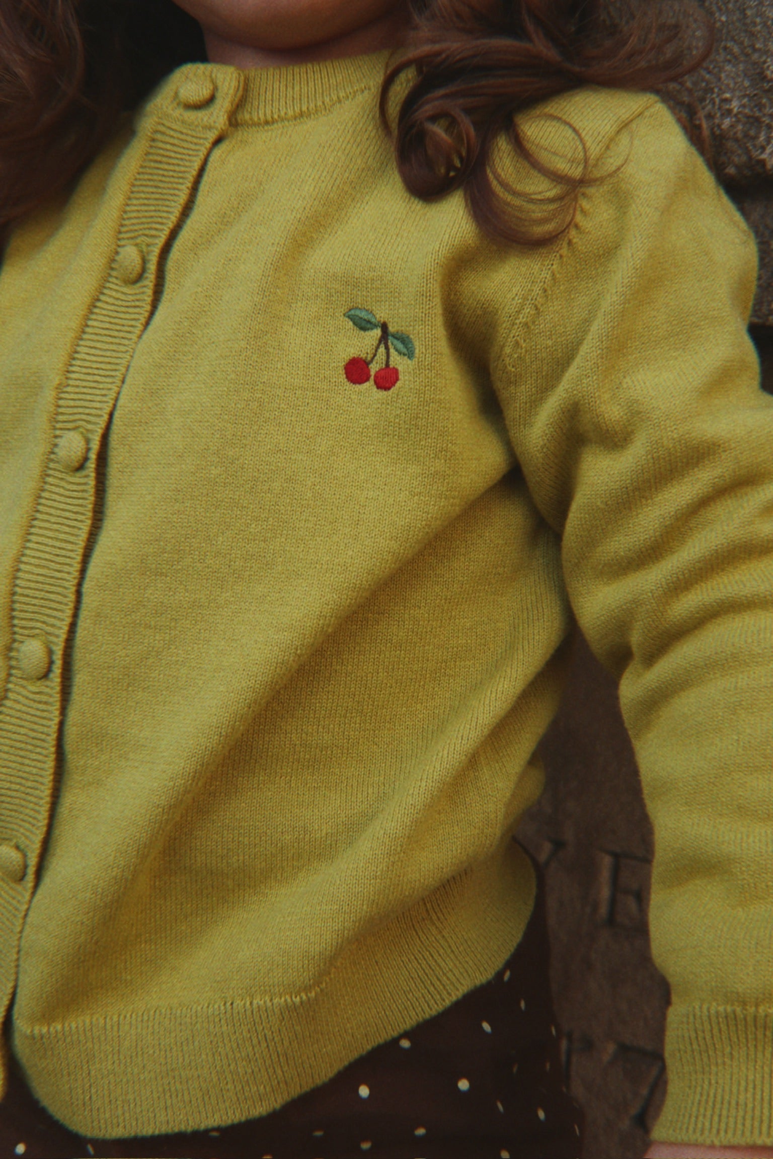 Cardigan Cathy Leek Green