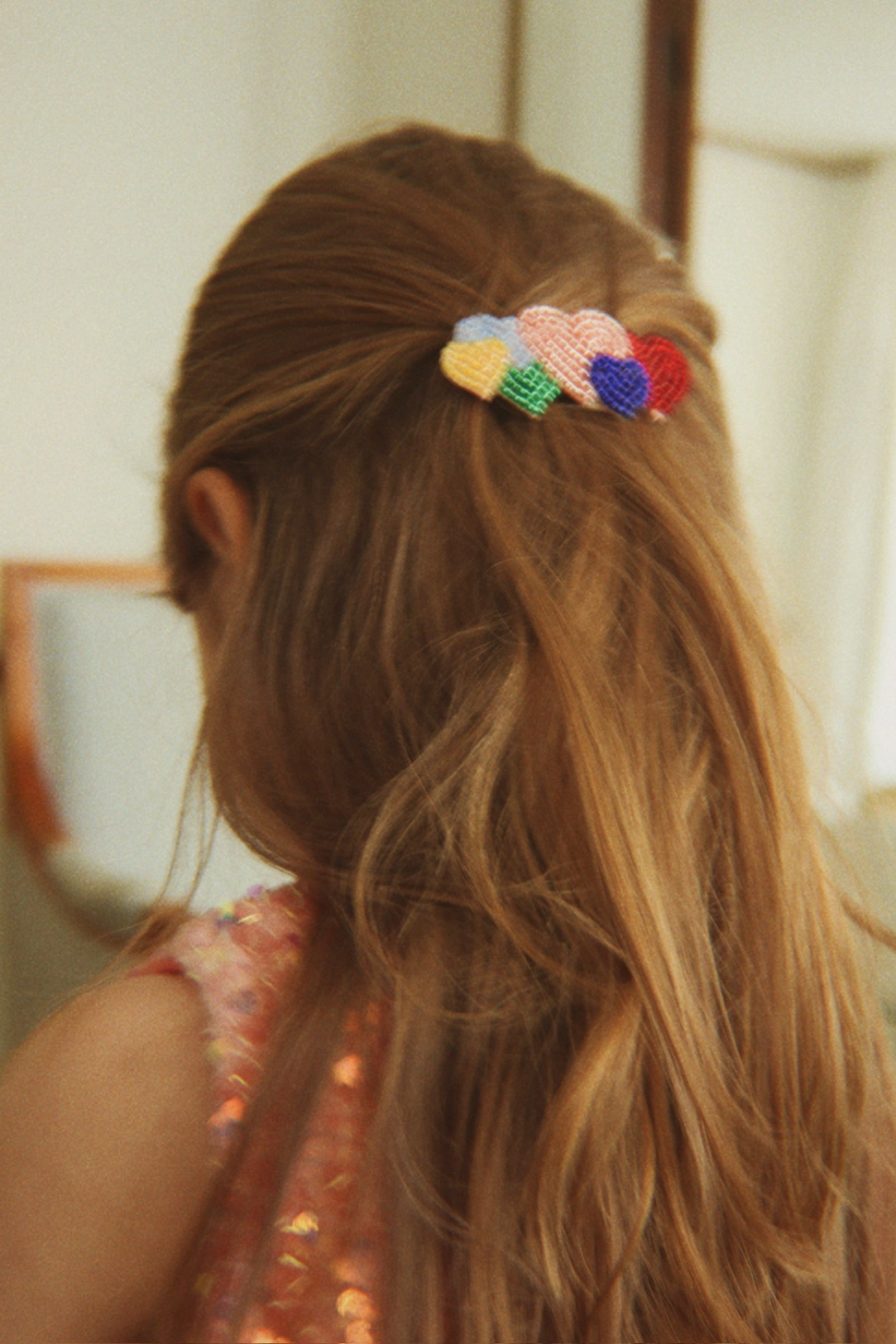 Barrette Coeur Colore