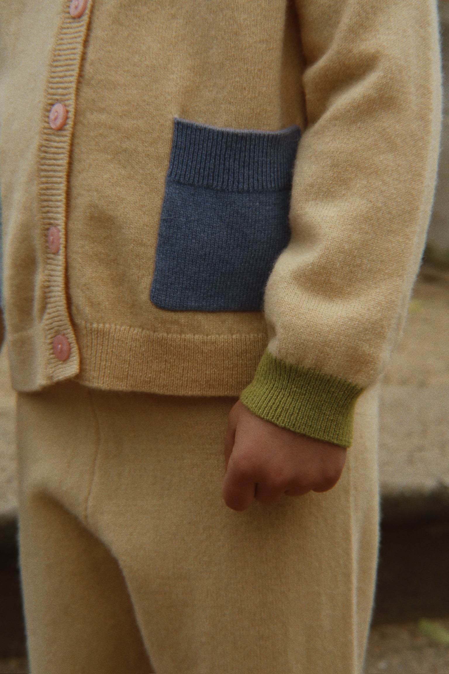 Colletti Yellow Cardigan